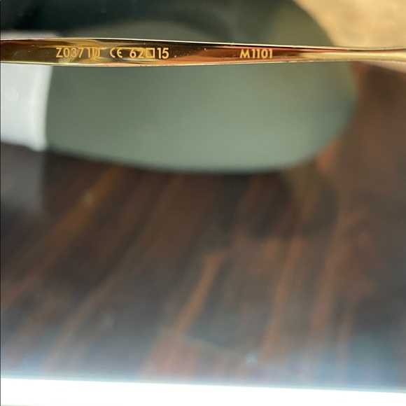 Louis Vuitton Gold and Brown Sunglasses - Picture 13 of 14